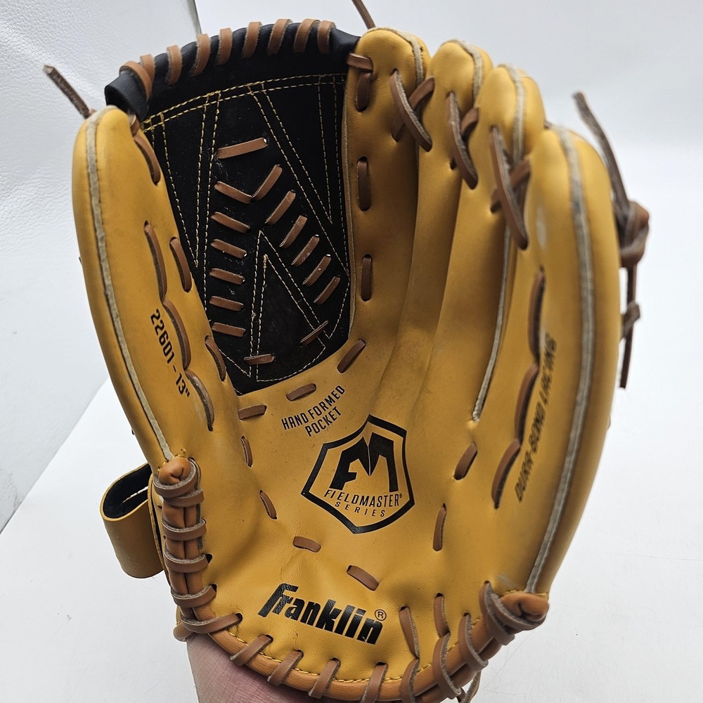 Franklin Baseball Softball Glove 13in Fieldmaster Right Hand Throw Brown Mens - Picture 4 of 12
